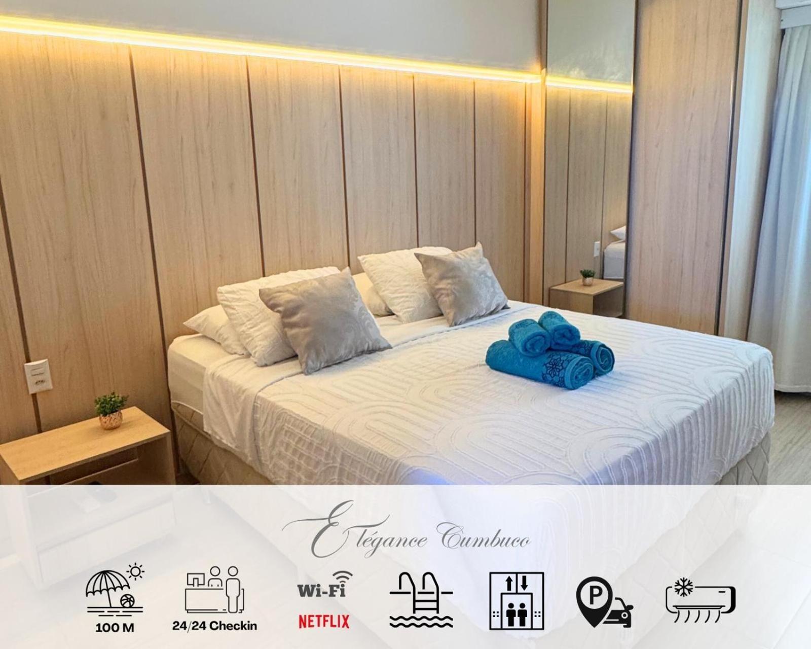 Apartamento Beach Place Cumbuco 100M Da Praia Caucaia Bagian luar foto